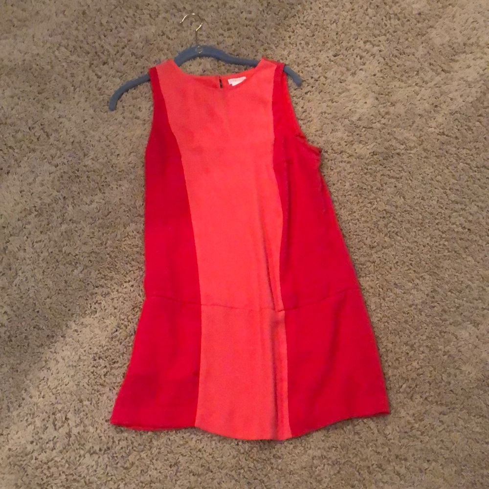 Pink shift dress